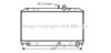 AVA QUALITY COOLING MZ2169 Radiator, engine cooling